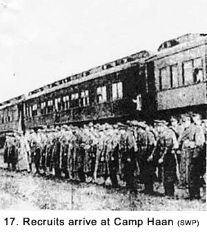 Camp Haan Recruits Arriving