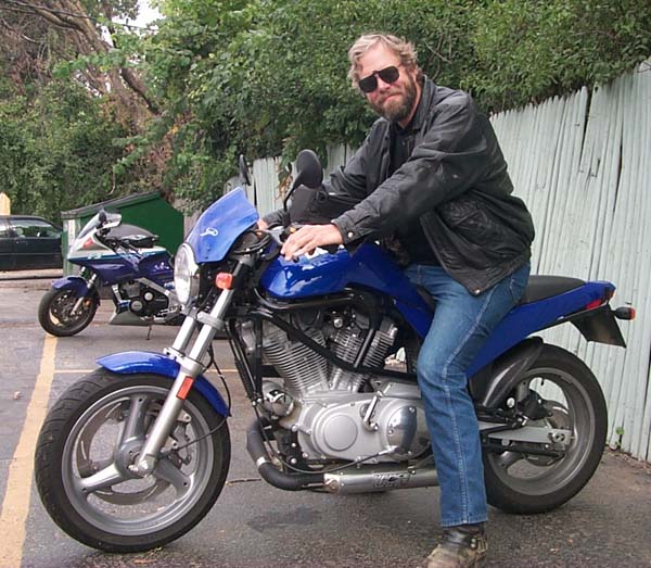 Paul and Buell Motorcycle
