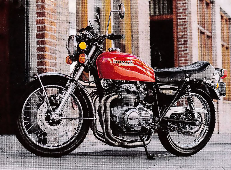 1975 Honda CB400F motorcycle