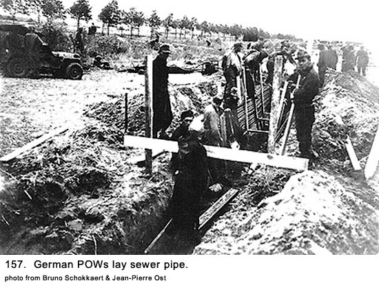 German POWs at Camp Tophat working