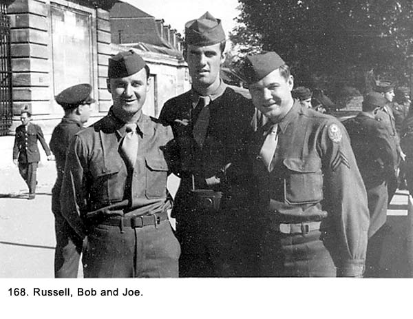 Paris on furlough - World War II - Russell, Bob and Joe