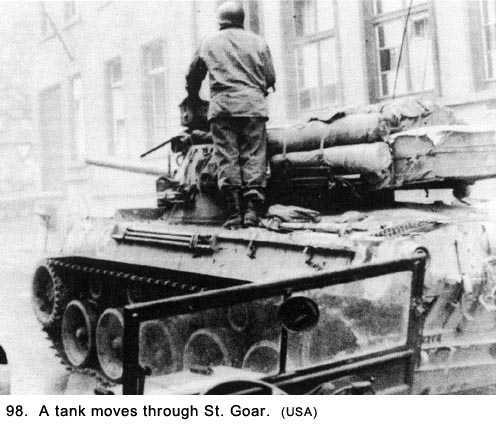 US Tank in St. Goar - World War II