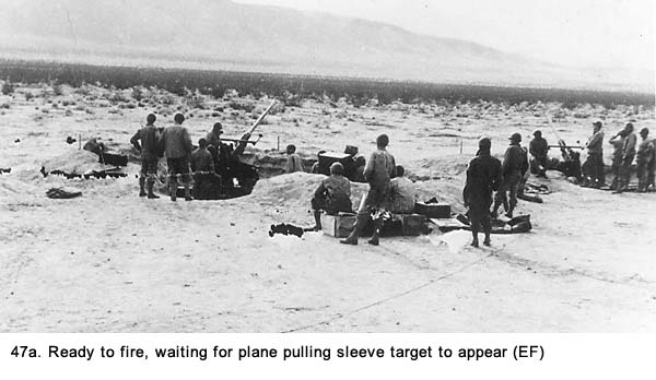 Mojave Desert Antiaircraft Practice